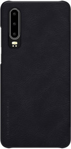 - Nillkin Qin Leather Case Huawei P30 Black #I/S 3