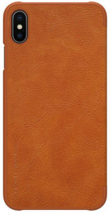 - Nillkin Qin Leather Case Apple iPhone X/XS Brown #I/S