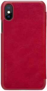 - Nillkin Qin Leather Case Apple iPhone X/XS Red #I/S 3