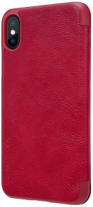 - Nillkin Qin Leather Case Apple iPhone X/XS Red #I/S 5