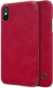 - Nillkin Qin Leather Case Apple iPhone X/XS Red #I/S 7