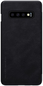 - Nillkin Qin Leather Case Samsung Galaxy S10 Black #I/S 3