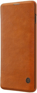 - Nillkin Qin Leather Case Samsung Galaxy S10 Brown #I/S 4