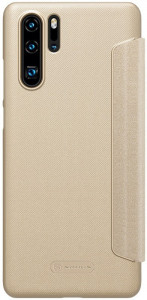 - Nillkin Sparkle Leather Case Huawei P30 Pro Gold #I/S 3