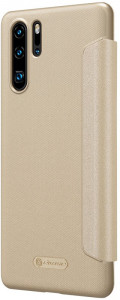 - Nillkin Sparkle Leather Case Huawei P30 Pro Gold #I/S 4