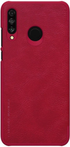 - Nillkin Qin Leather Case Huawei P30 lite Red 3