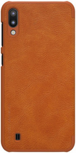 - Nillkin Qin Leather Case Samsung Galaxy M10 Brown 3