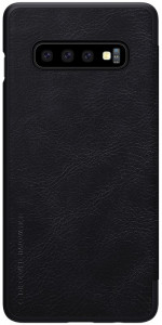 - Nillkin Qin Leather Case Samsung Galaxy S10 Black 3