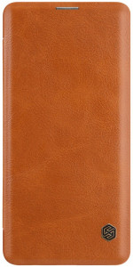 - Nillkin Qin Leather Case Samsung Galaxy S10 Brown