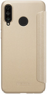 - Nillkin Sparkle Leather Case Huawei P30 Lite Gold 3