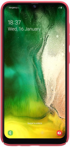 - Nillkin Super Frosted Shield Case Samsung A30 Red 3