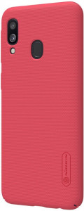 - Nillkin Super Frosted Shield Case Samsung A40 Red 4