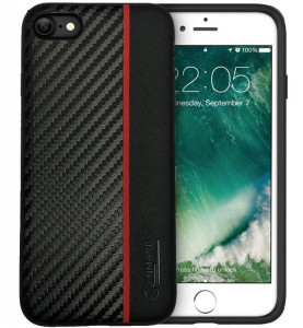   Primo Cenmaso  Apple iPhone 7 / iPhone 8 - Black&;Red 4