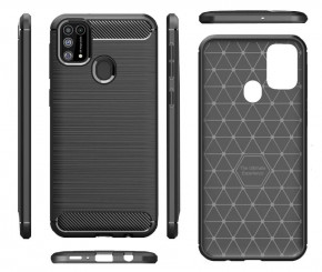  Primo Carbon Fiber Series Samsung Galaxy M31 (SM-M315) - Black 5