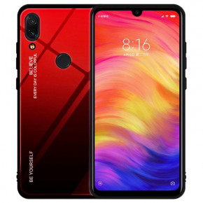   Primo Gradient Glass Xiaomi Redmi Note 7 / Note 7 Pro - Red