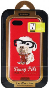 - Remax Funny Pets Series Case Apple iPhone 7 Red 3