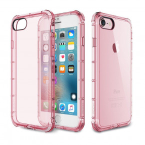 - Rock TPU Case Fence series iPhone 7 Transparent/Pink