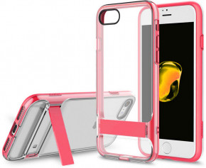 - Rock TPU+PC Case Royce Series Kickstand Active iPhone 7/8 Rose Red