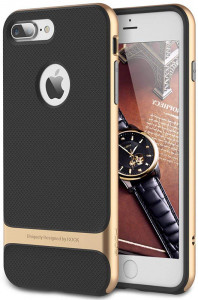 - Rock TPU+PC Case Royce with stand series iPhone 7 Plus Champagne Gold