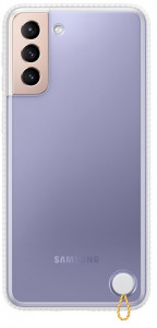  Samsung Clear Protective Cover Galaxy S21 (G996) White (EF-GG996CWEGRU)