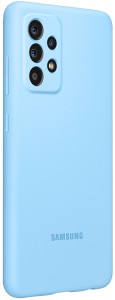  Samsung Silicone Cover Galaxy A52 (A525) Blue (EF-PA525TLEGRU) 5