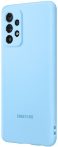  Samsung Silicone Cover Galaxy A52 (A525) Blue (EF-PA525TLEGRU) 7