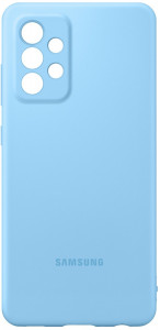  Samsung Silicone Cover Galaxy A52 (A525) Blue (EF-PA525TLEGRU) 8