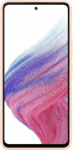  Samsung Silicone Cover  Galaxy A53 (A536) Peach (EF-PA536TPEGRU) 5