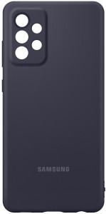  Samsung Silicone Cover   Galaxy A72 (A725) Black (EF-PA725TBEGRU)