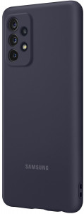  Samsung Silicone Cover   Galaxy A72 (A725) Black (EF-PA725TBEGRU) 5