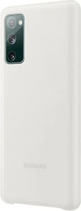  Samsung Silicone Cover  Galaxy S20FE (G780) White (EF-PG780TWEGRU) 3