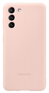  Samsung Silicone Cover Galaxy S21 (G991) Pink (EF-PG991TPEGRU)