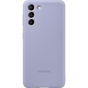  Samsung Silicone Cover Galaxy S21 (G991) Violet (EF-PG991TVEGRU)