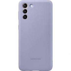  Samsung Silicone Cover Galaxy S21+ (G996) Violet (EF-PG996TVEGRU)