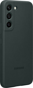  Samsung Silicone Cover   Galaxy S22 (S901) Forest Green (EF-PS901TGEGRU) 4