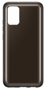  Samsung Soft Clear Cover   Galaxy A02s (A025) Black (EF-QA025TBEGRU)