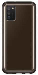  Samsung Soft Clear Cover   Galaxy A02s (A025) Black (EF-QA025TBEGRU) 3