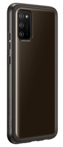  Samsung Soft Clear Cover   Galaxy A02s (A025) Black (EF-QA025TBEGRU) 4