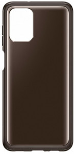  Samsung Soft Clear Cover   Galaxy A12 (A125) Black (EF-QA125TBEGRU)