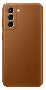  Samsung Leather Cover Galaxy S21 (G991) Brown (EF-VG991LAEGRU)