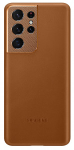  Samsung Leather Cover Galaxy S21 Ultra (G998) Brown (EF-VG998LAEGRU)