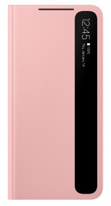  Samsung Smart Clear View Cover Galaxy S21 (G991) Pink (EF-ZG991CPEGRU)