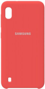 - Samsung Silicone Case Galaxy A10 Peach Pink