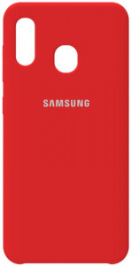 - Samsung Silicone Case Galaxy A20/A30 Rose Red