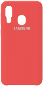 - Samsung Silicone Case Galaxy A40 Peach Pink