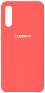 - Samsung Silicone Case Galaxy A50 Peach Pink