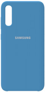 - Samsung Silicone Case Galaxy A70 Navy Blue