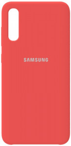 - Samsung Silicone Case Galaxy A70 Peach Pink