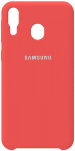 - Samsung Silicone Case Galaxy M20 Peach Pink