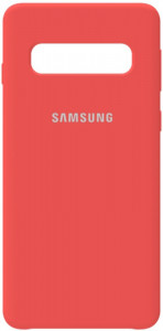 - Samsung Silicone Case Galaxy S10 Peach Pink